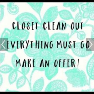 Closing my closet. Everything must go. Deep discounts